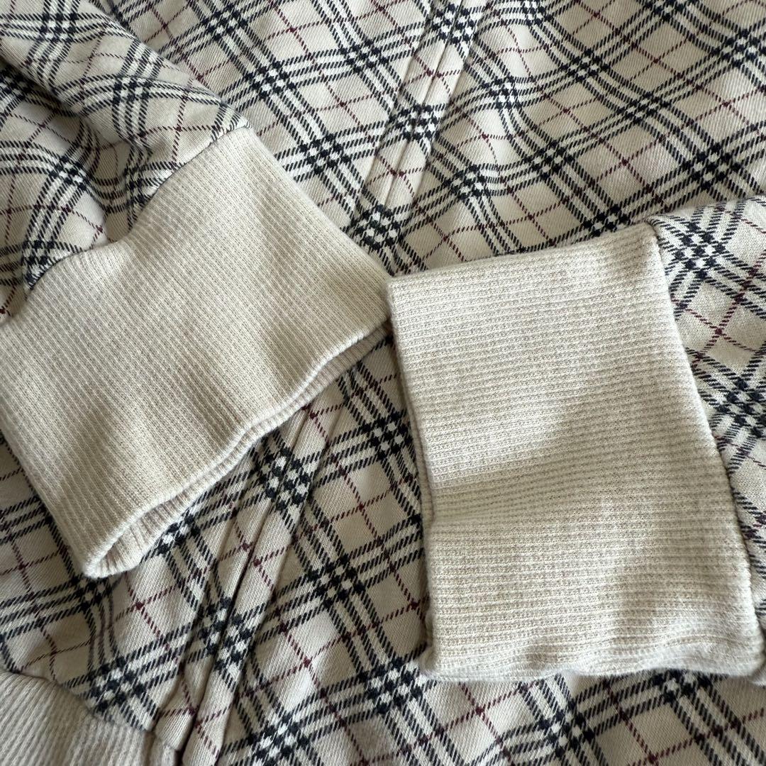 BURBERRY BLUE LABEL ノバチェック トレーナー ジップ