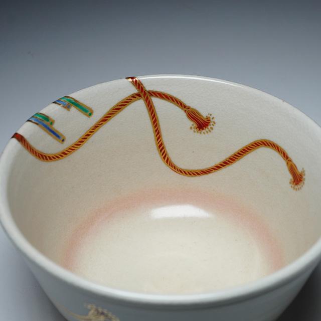 【茶道具】竜谷焼　宮川香雲作　八ッ橋茶碗 Amazon.co.jp: 龍谷焼（竜谷焼） 宮川香雲 色絵 花筏茶碗 井口海