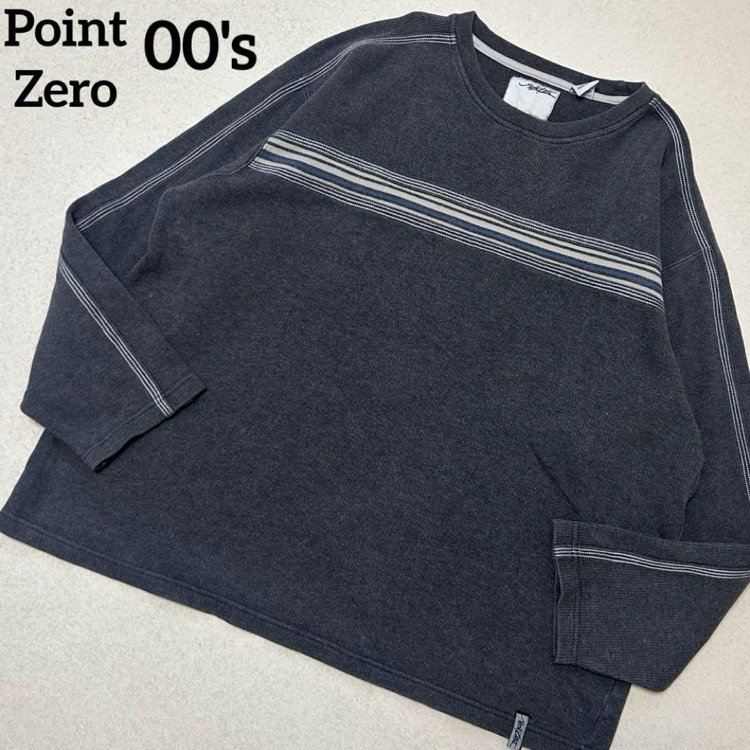 【高品質】Point Zero トリプルステッチ頑丈ラインヘビーウェイトトップス