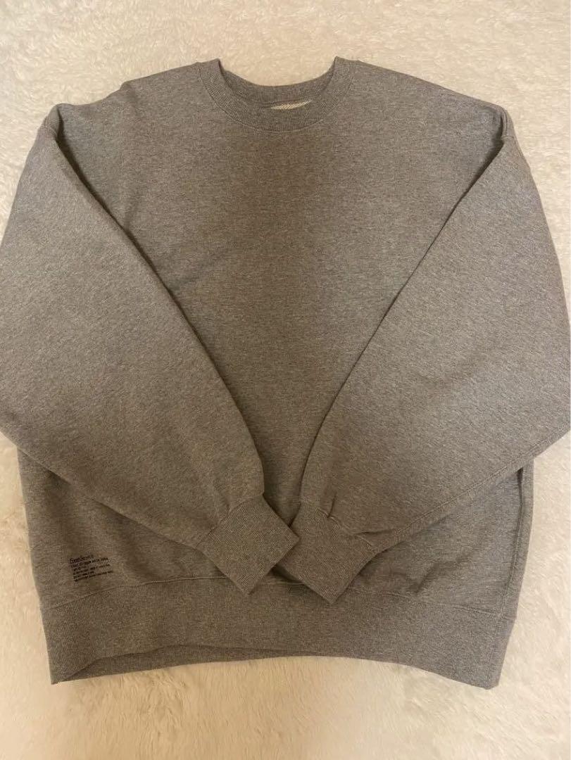 フレッシュサービス　LIGHT OZ CREW NECK SWEAT グレー