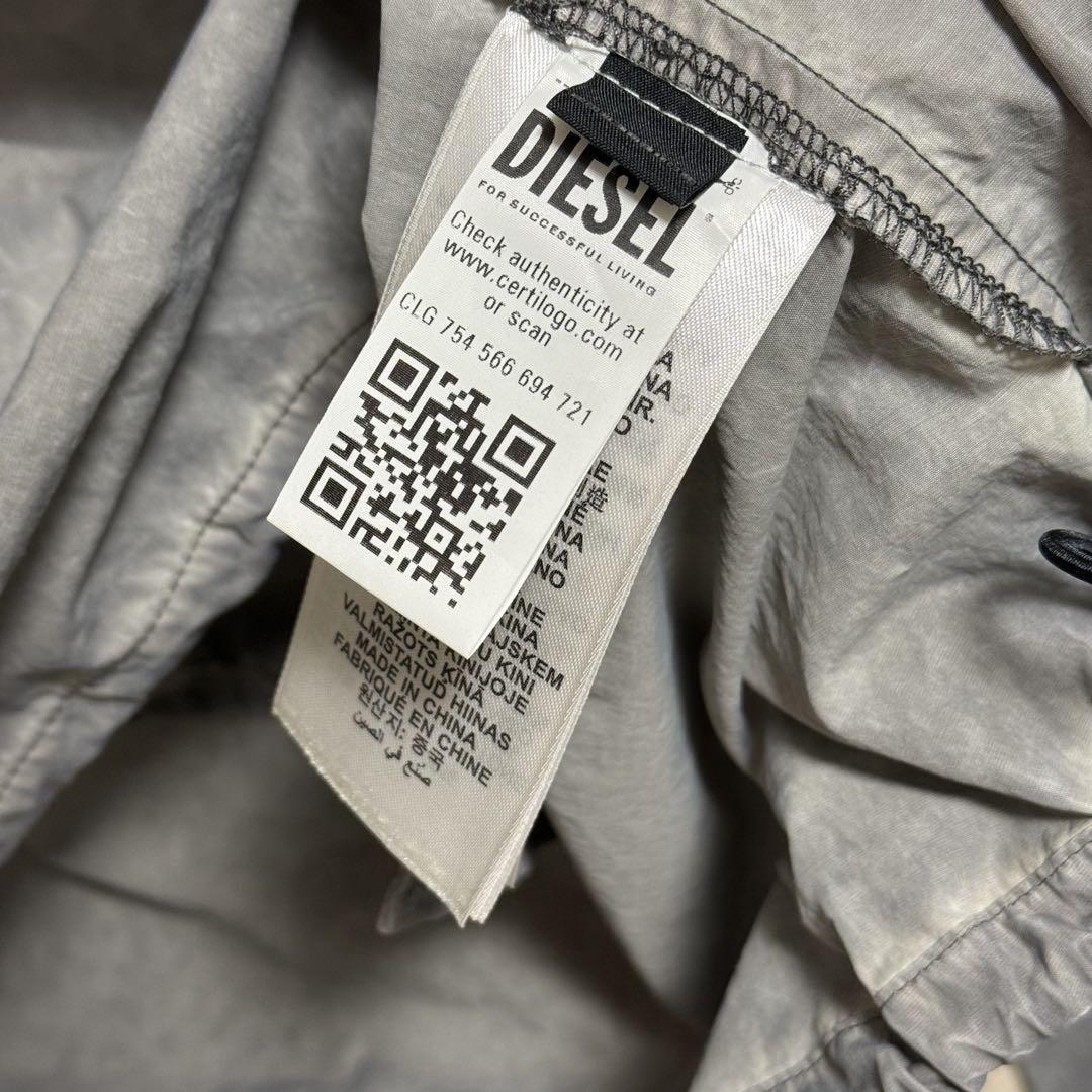 定価11万セットアップ DIESEL グレー アノラック＆カーゴパンツ DIESEL グレー アノラック＆カーゴパンツ セット