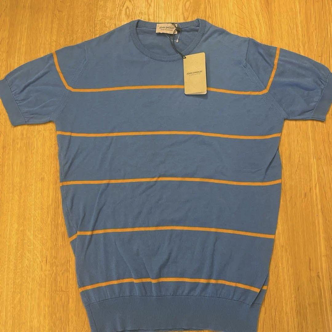 トップス JOHN SMEDLEY BARBLY STRIPED T-SHIRT M