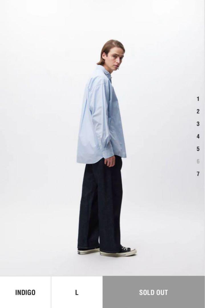パンツ neighborhood RIGID DENIM WIDE PANTS L