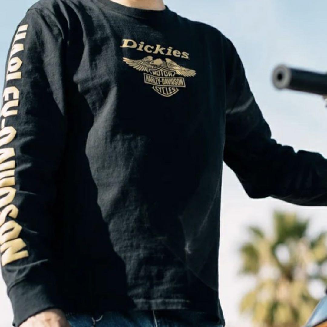 Dickies ハーレーダビッドソン 長袖カットソー　Sサイズ