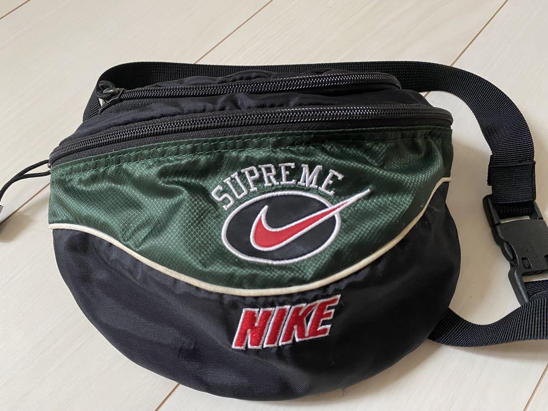 Supreme Nike ボディバッグ グリーン・ブラック 19SS - メルカリ