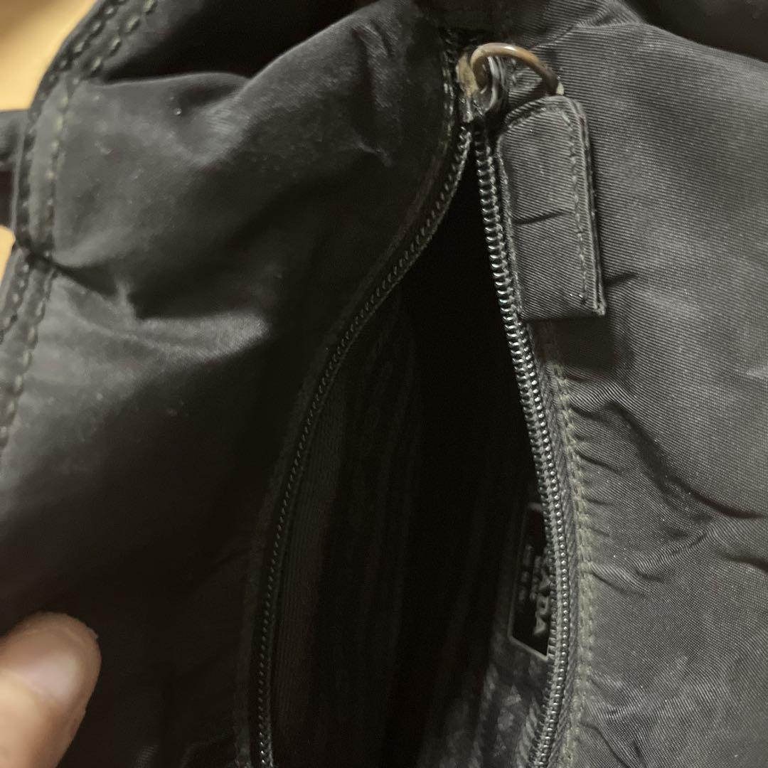 PRADA ブラック マザーズバッグ