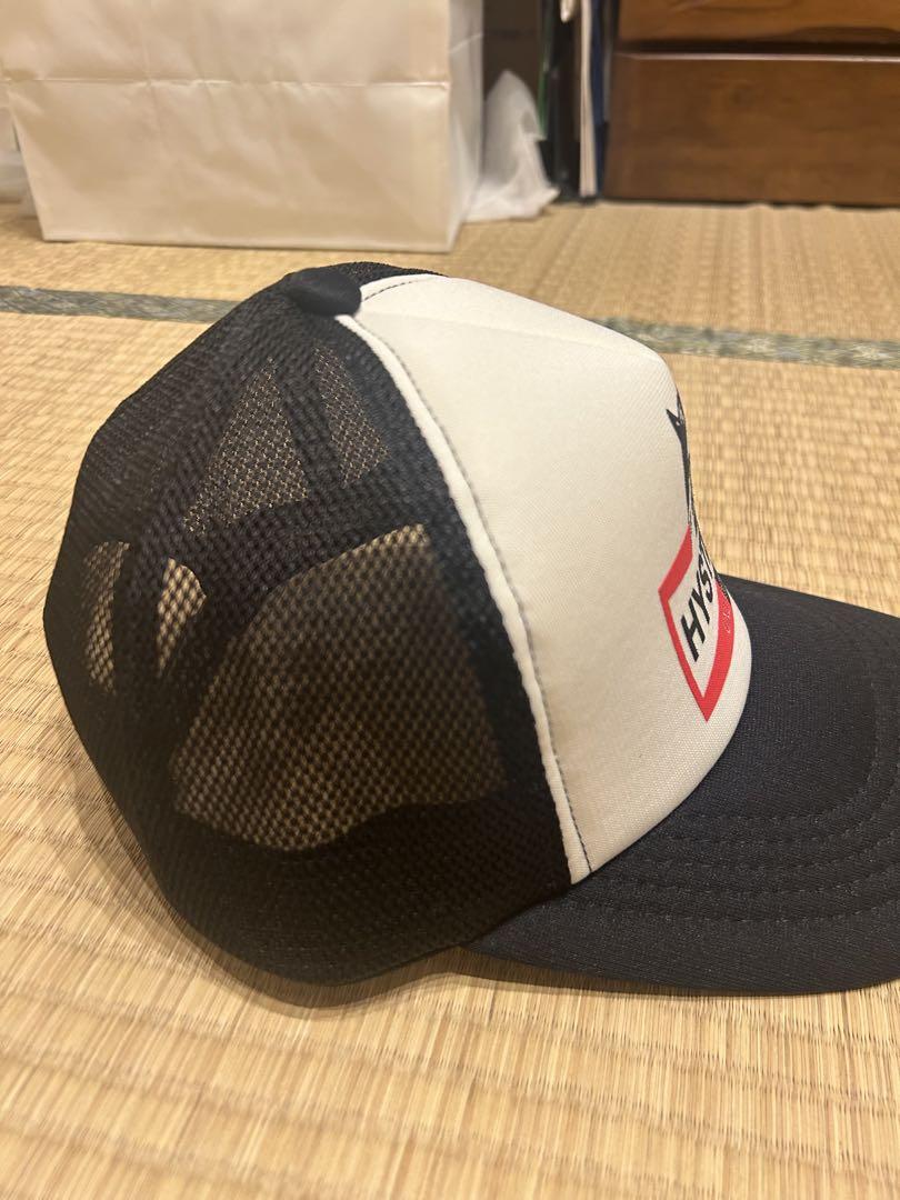 ヒステリックグラマー♡HYSTERIC GLAMOUR トラッカー キャップ HYSTERIC GLAMOUR トラッカーキャップ ホワイト/ブラック