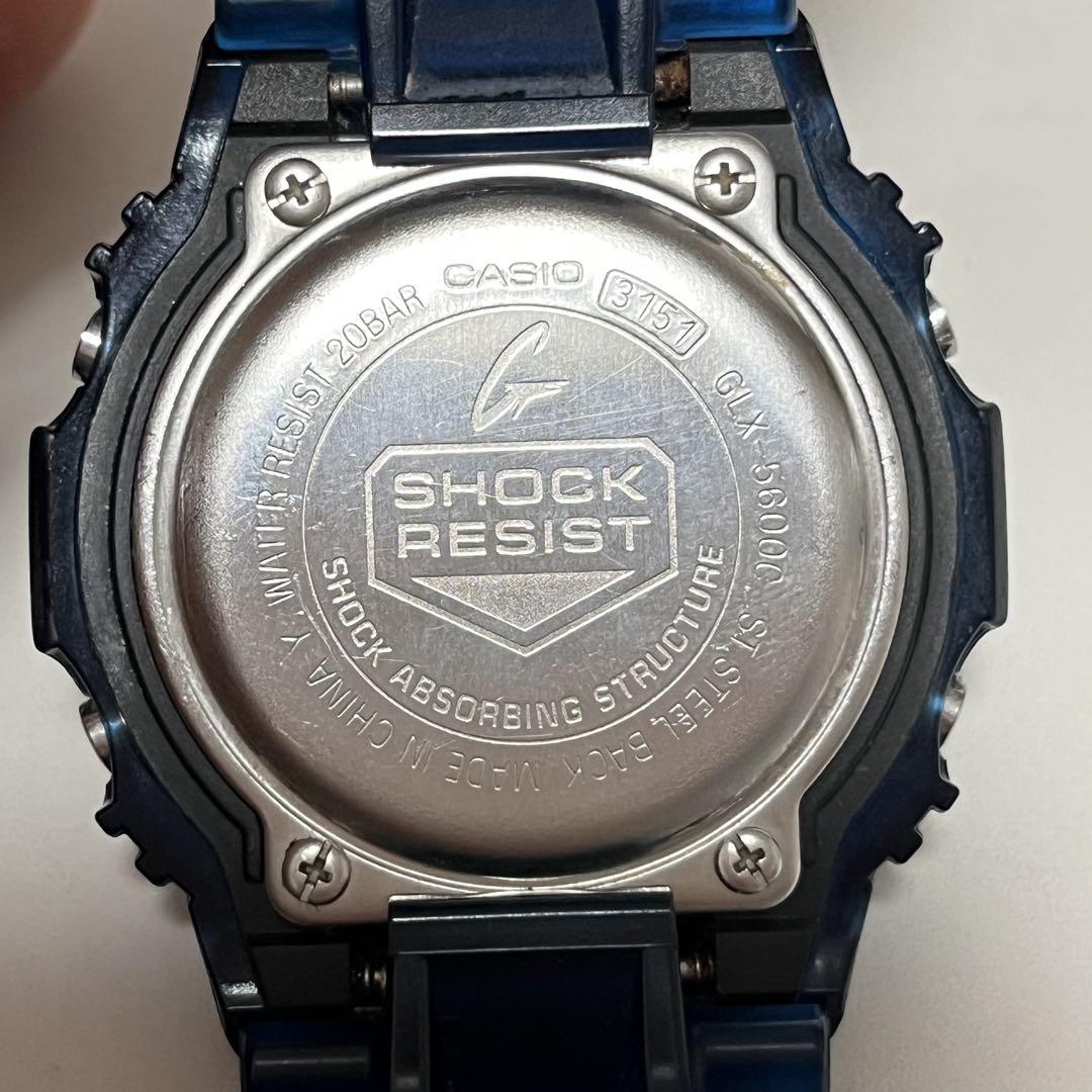 【希少】CASIO GLX-5600C-2JF 2014夏モデル クリアブルー 希少】CASIO GLX-5600C-2JF 2014夏モデル クリアブルー
