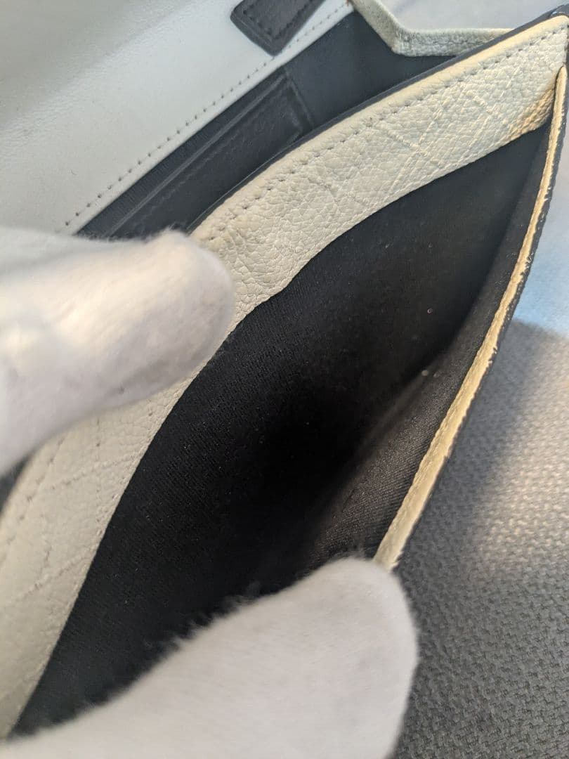 シャネル ビコローレ カーフスキン 黒 ミニ財布 ポーチ ショルダー シャネル ビコローレ カーフスキン 黒 ミニ財布 ポーチ ショルダー