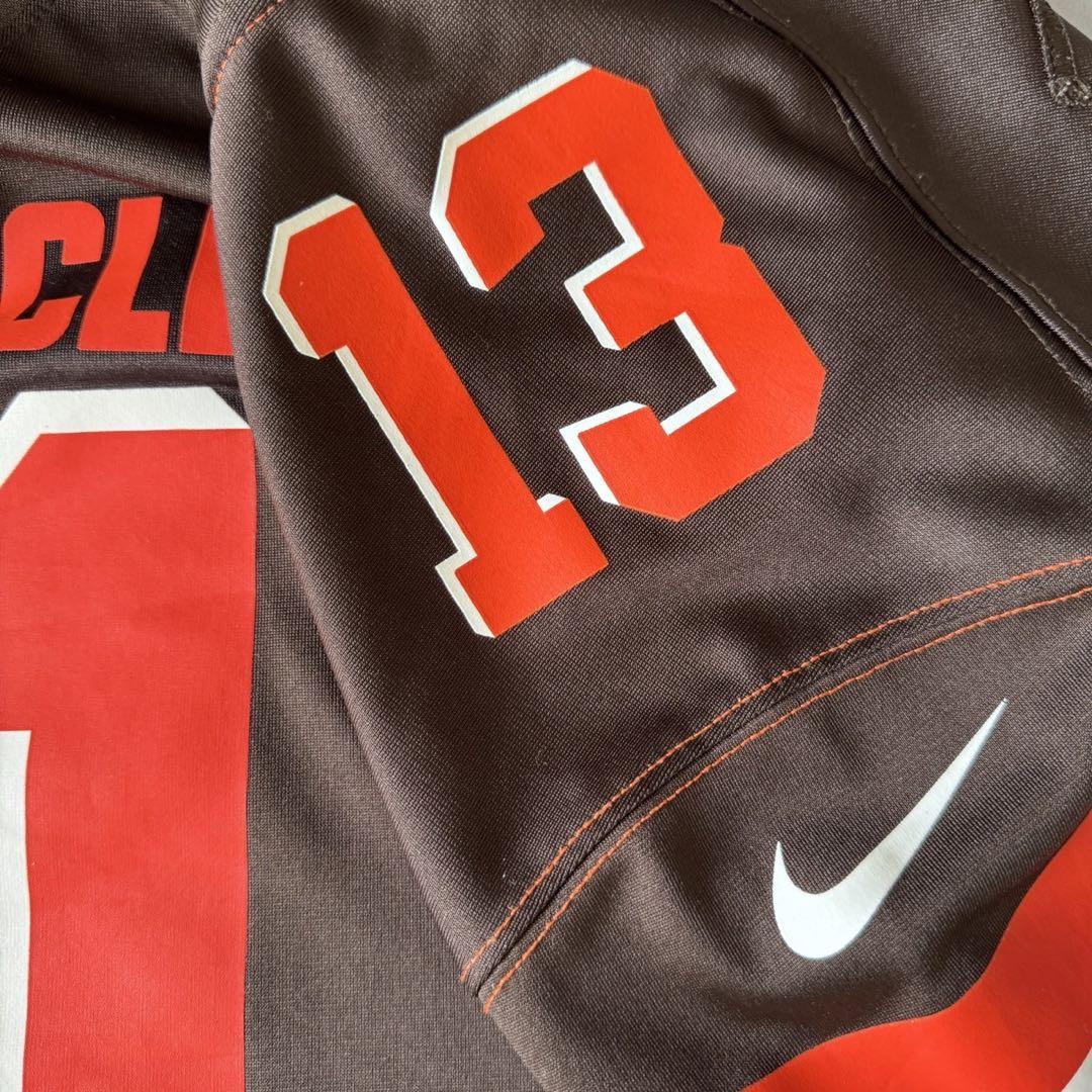 輸入古着 NIKE NFL ブロンコス ゲームシャツ ナンバリング ビックサイズ