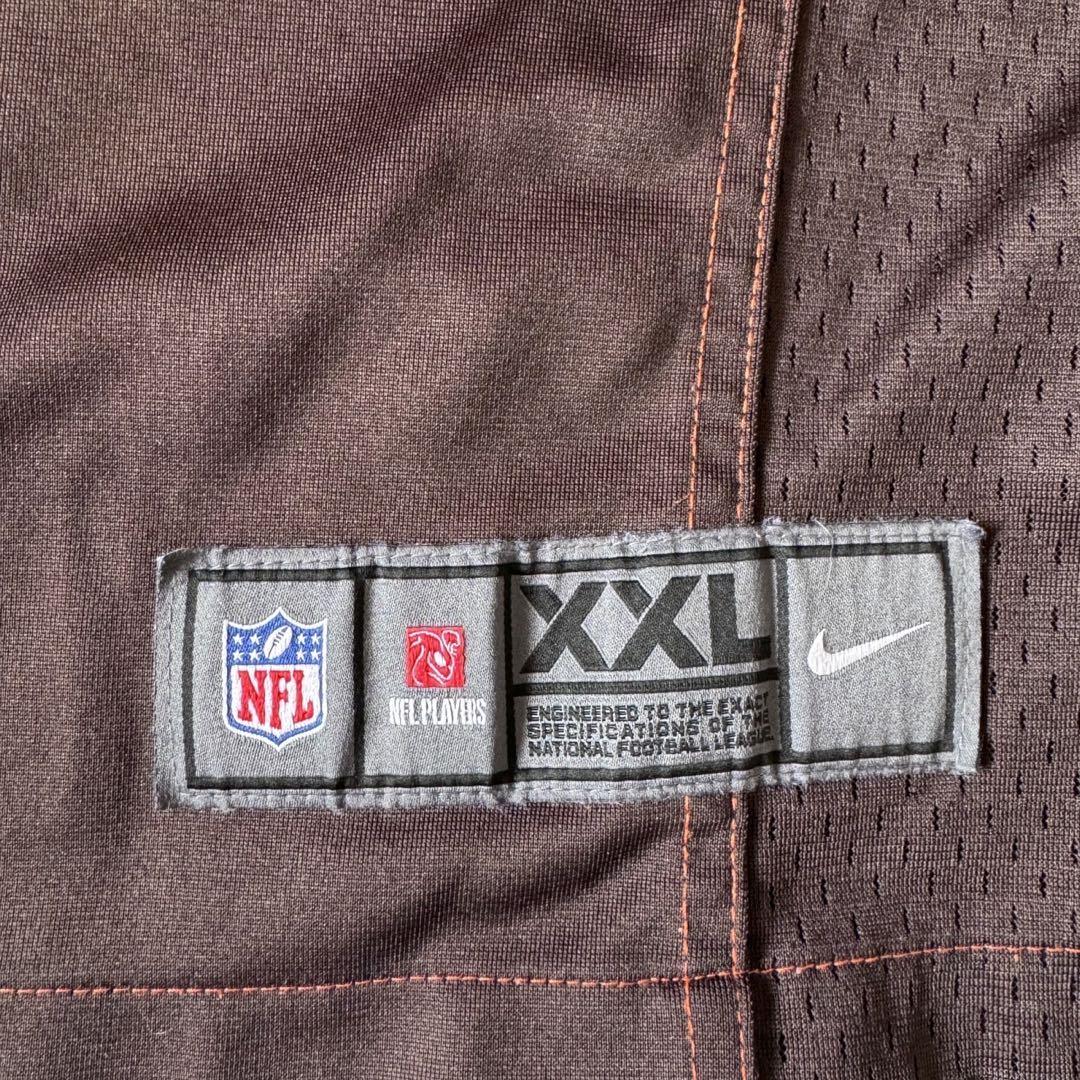 輸入古着 NIKE NFL ブロンコス ゲームシャツ ナンバリング ビックサイズ