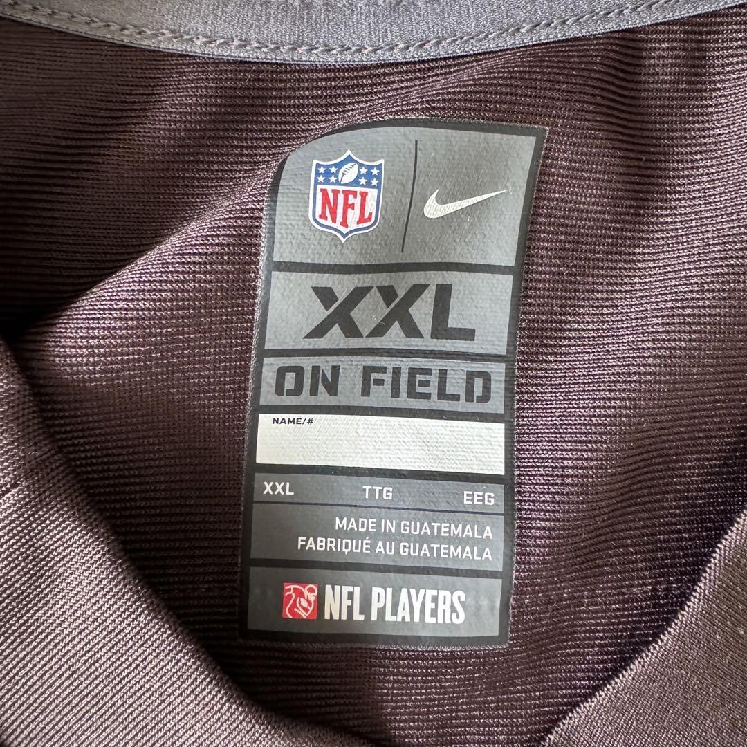 輸入古着 NIKE NFL ブロンコス ゲームシャツ ナンバリング ビックサイズ