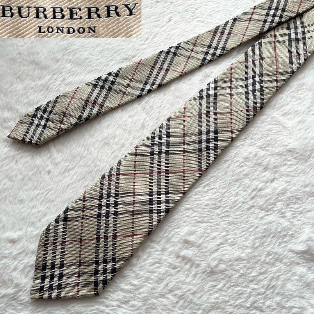 BURBERRY バーバリー ネクタイ ノバチェック ホースロゴ BURBERRY バーバリー ネクタイ ノバチェック ホースロゴ