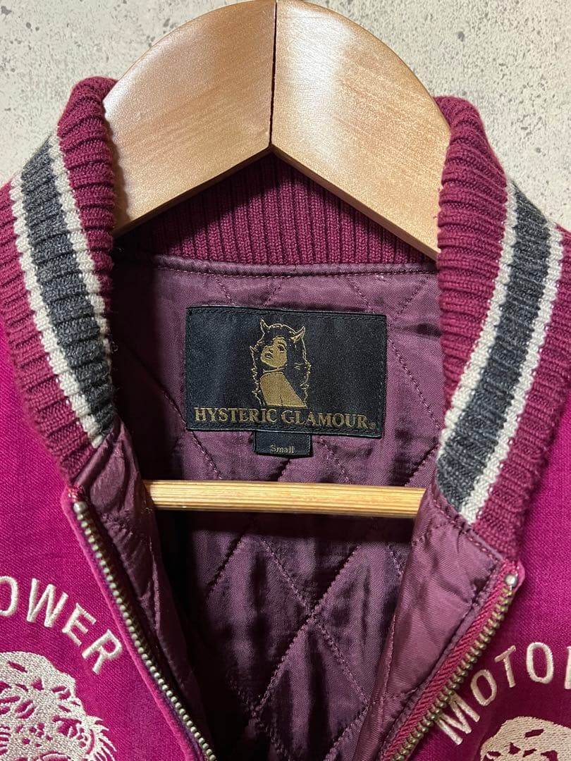 お得商品 ヒステリックグラマー ☆キムタク着☆ ベロア素材スカジャンS