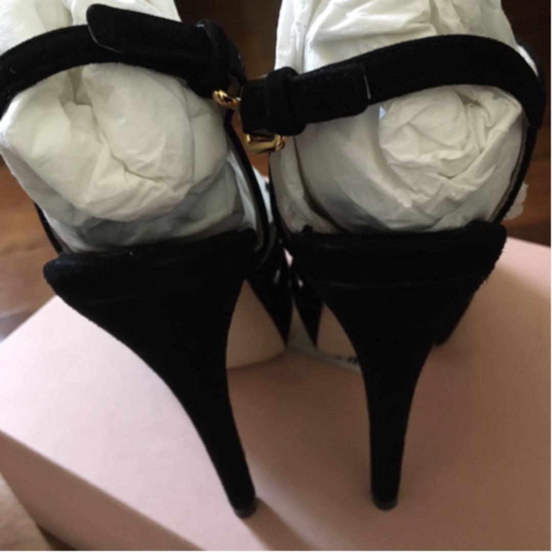 miu miu ミュウ ミュウ ハイヒール サンダル | bioimune.com.br