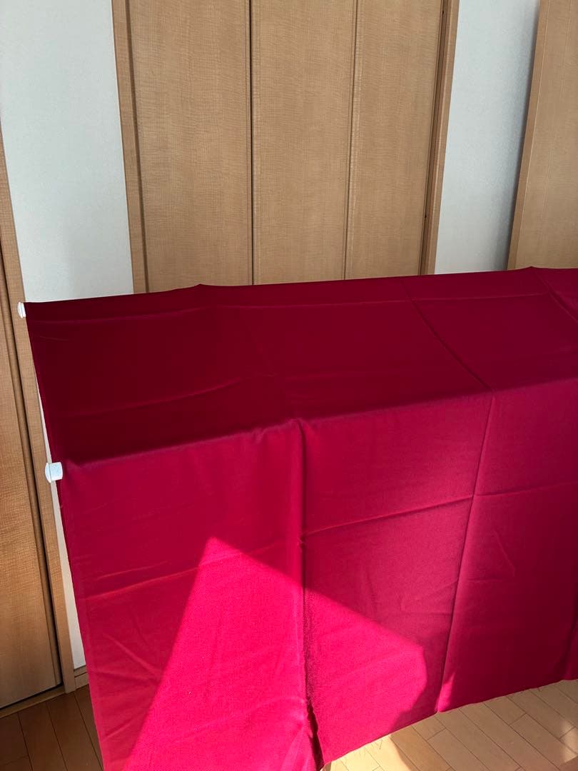 ワインカラーウール100% 155幅㎝×長さ210㎝ ワインカラーウール100% 155幅㎝×長さ210㎝