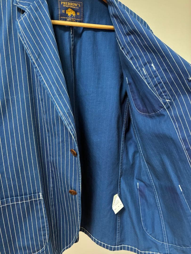 PHERROW'S ウォバッシュテーラードジャケット PHERROW'S ウォバッシュテーラードジャケット