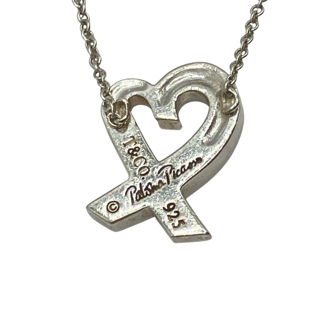 TIFFANY&Co. ティファニー ラビングハートネックレス シルバー925 美品】TIFFANY&CO ティファニー ネックレス シルバー ラビング