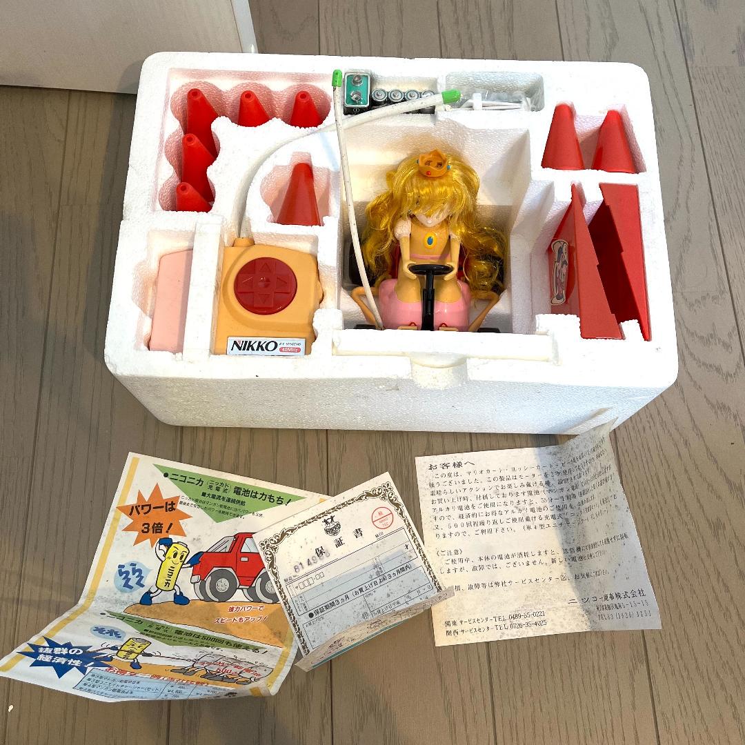 NIKKO マリオカートピーチ姫 ラジコン 箱付き 未使用 レトロ 71