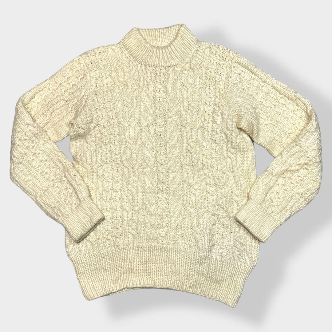 超美品 NEIGHBORHOOD 名作 厚手 フィッシャーマン M ローゲージ A899/アラン フィッシャーマン ローゲージ ニット セーター
