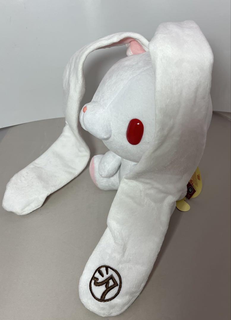 汎用うさぎ ぬいぐるみ ホワイト (２種)おねだり形態　耳自耳在 みみ自由自在