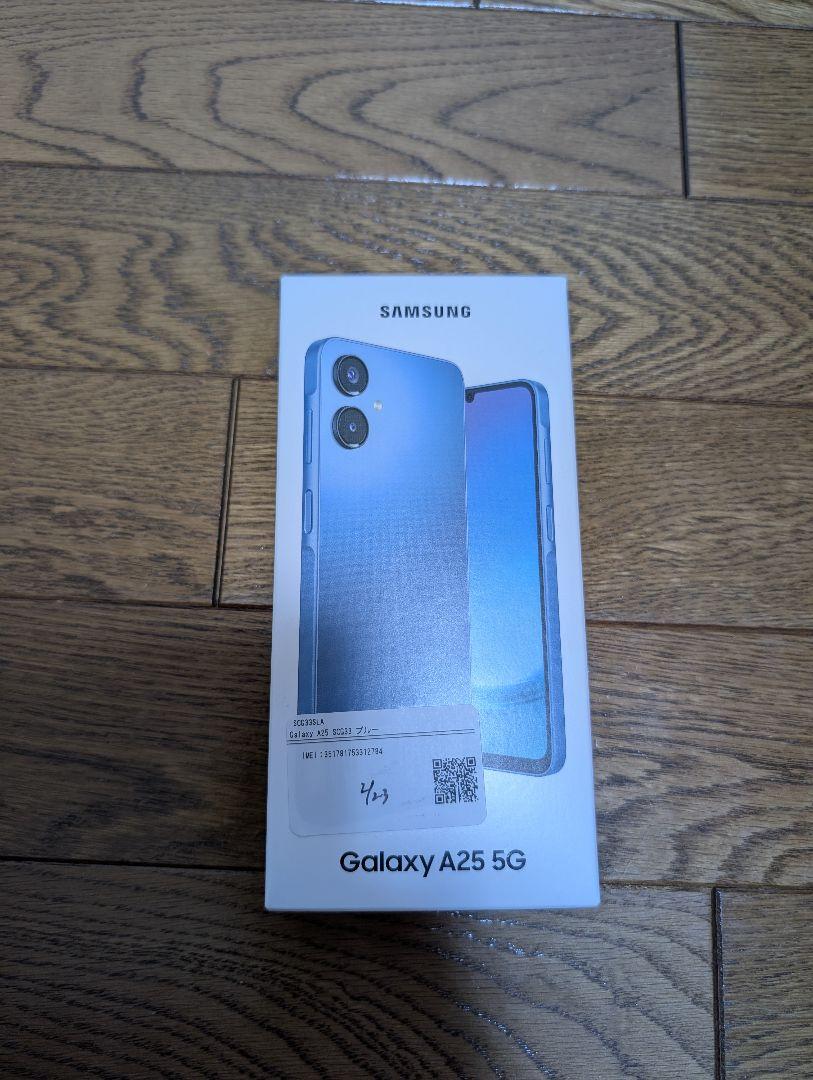 新品未使用 Samsung GalaxyA25 5G ブルー SCG33 - メルカリ
