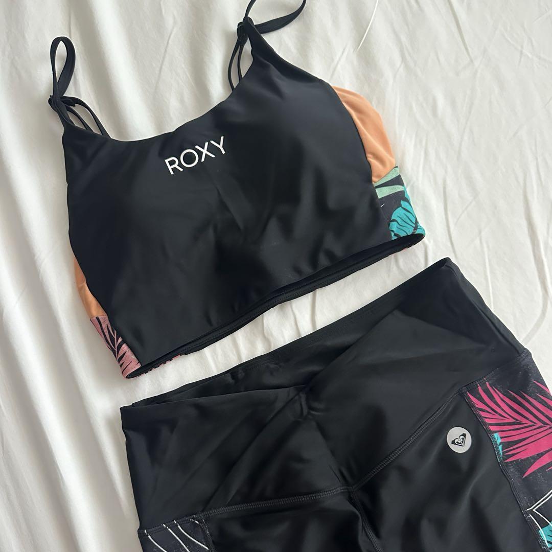 ROXY ヨガウェア スポーツブラとレギンスセット - メルカリ
