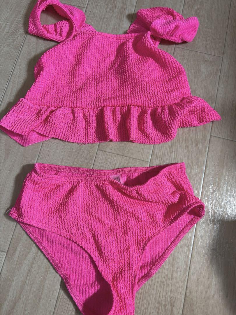 ピンク フリル付きセパレート水着 フリル付きセパレート水着 Lサイズ ピンク - メルカリ