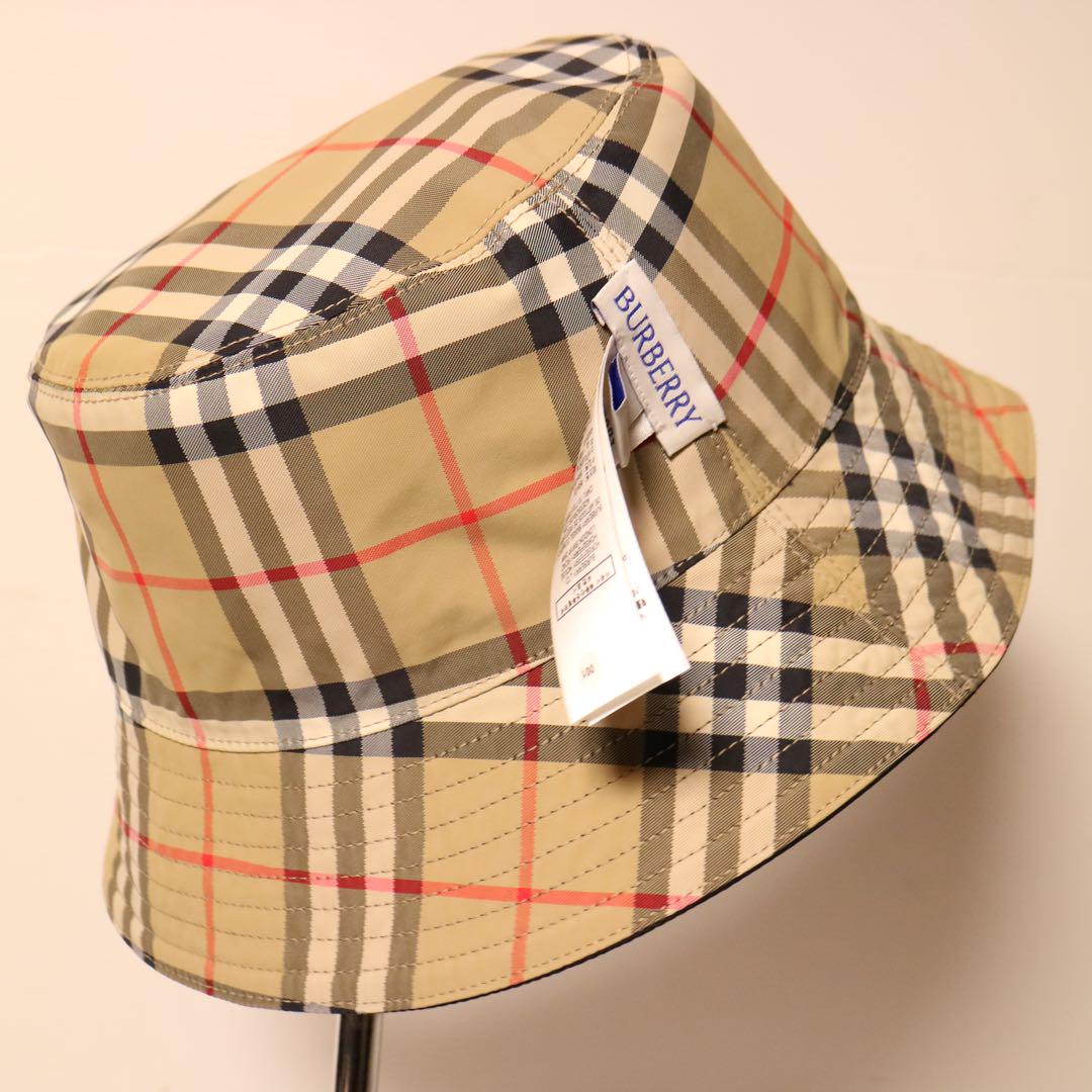 超美品 BURBERRY リバーシブル バケハ ナイロン 定価5.9万円