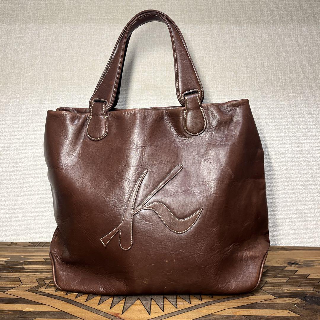 kitamura レザートート ハンドバック 送料無料