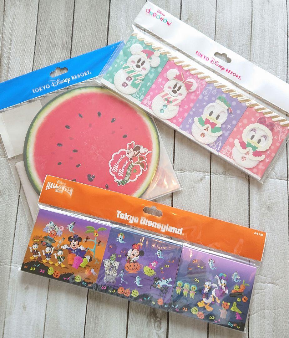 ディズニー スノースノーメモ帳ハロウィンメモ帳 レター セット！クリスマス