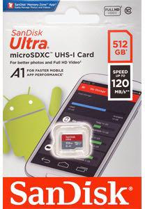 アプリェー① A07: マイクロSDカード512GB 2.14 8TpJe-m13826073105 サンディスク ウルトラ メラライト