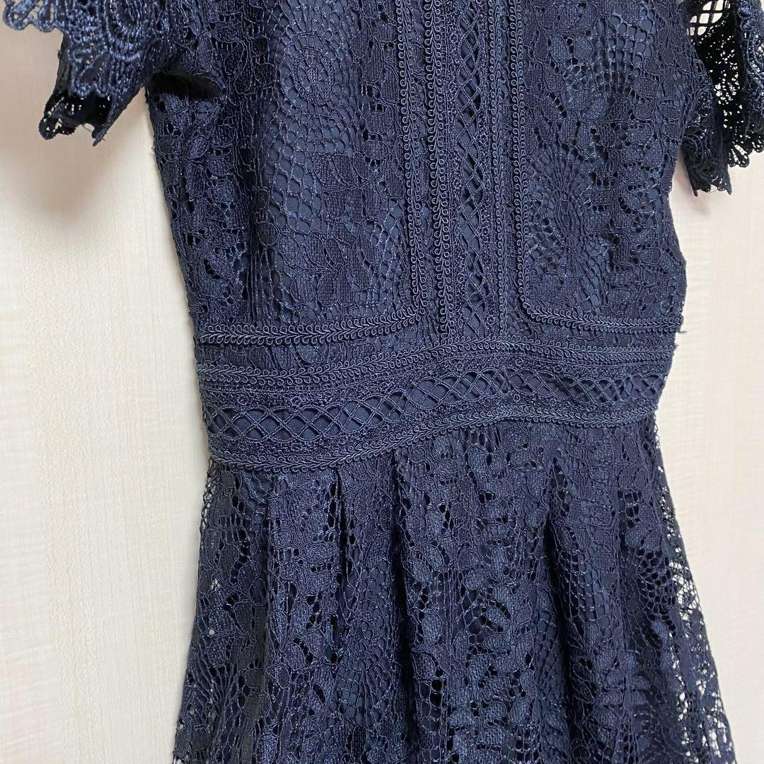 【NEW限定品】 美品エミリアウィズのシースルーロングワンピース黒 Sサイズ トップス