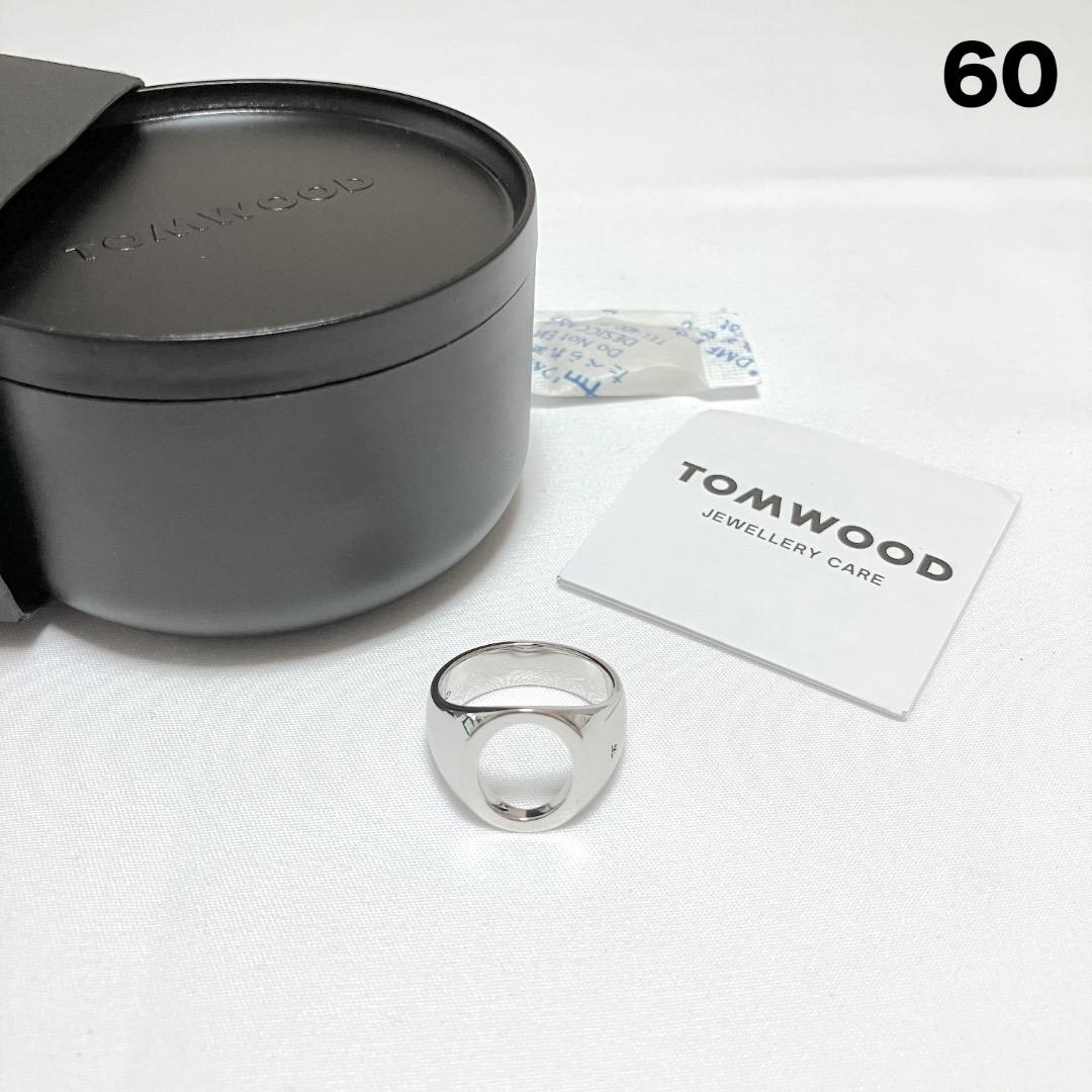 新品 60 TOMWOOD Oval Open Ring 指輪 銀 18067
