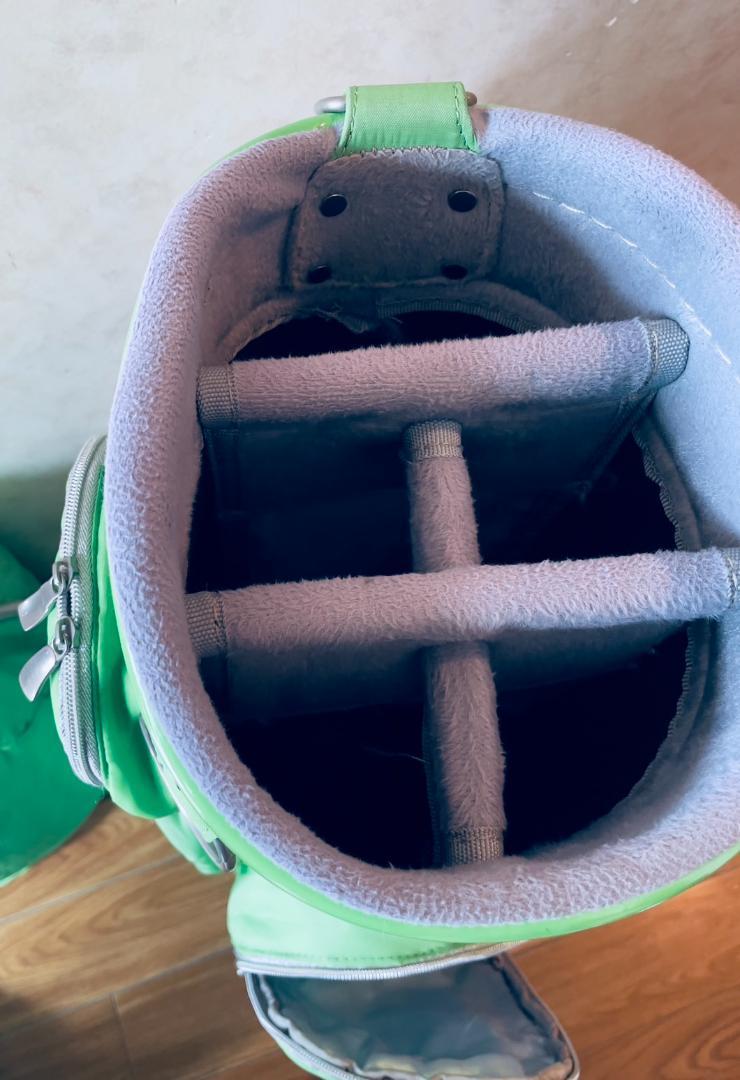 送料無料/美品 絶対お買い得PARIS Golf 高級キャディエメラルドグリーン