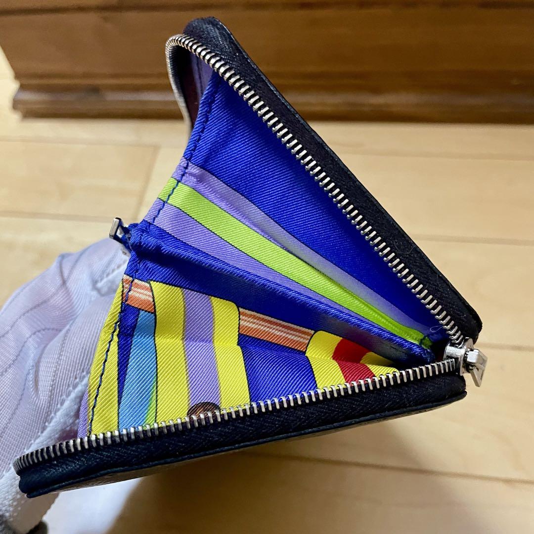 ○エルメス アザップロング シルクイン 長財布