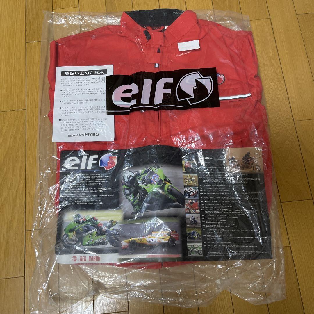 エルフelf レッドバロン　300店舗記念 赤 ジャケット　Lサイズ