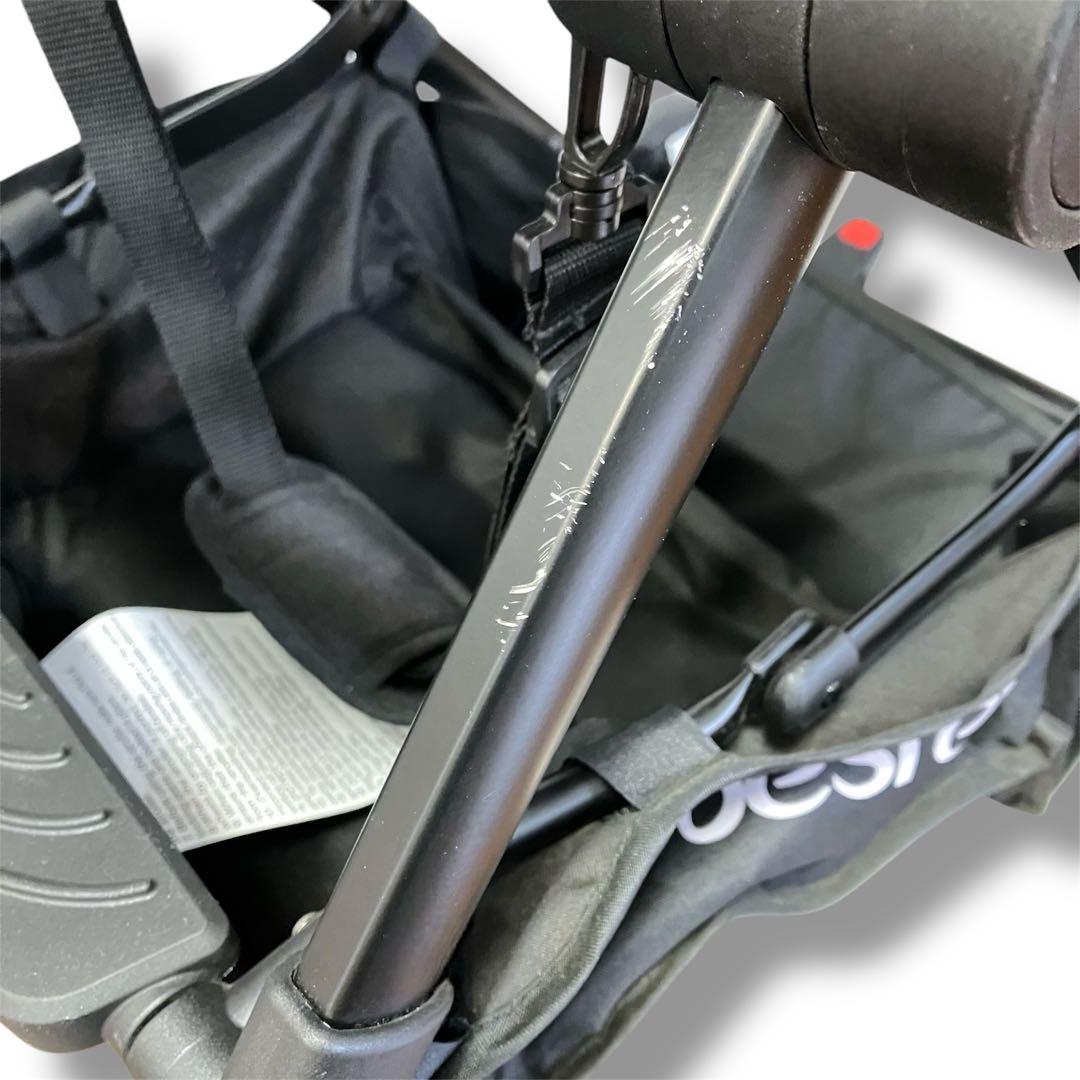 【美品✨】besrey ベスレイ　コンパクトベビーカー　カーボングレー AB型