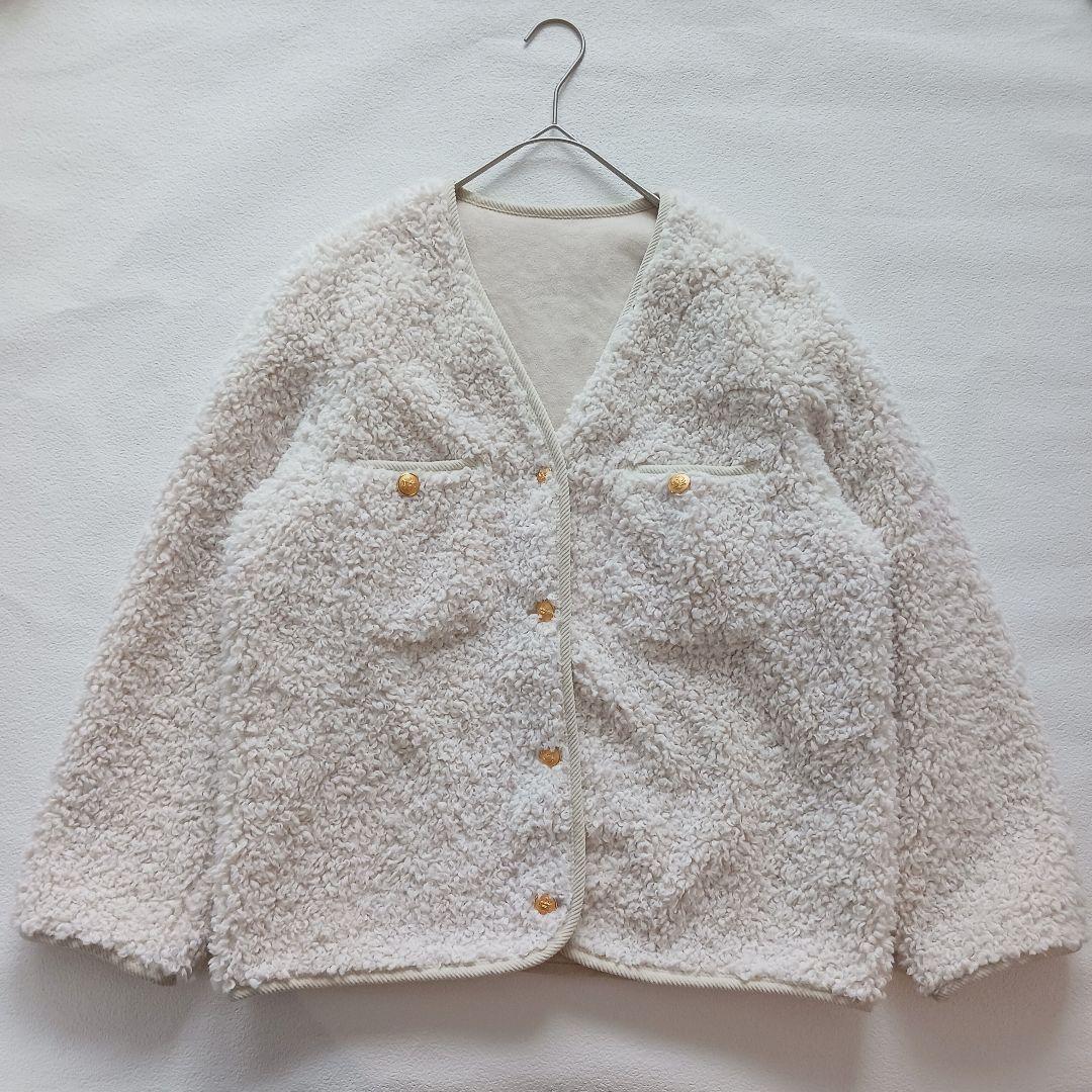 美品✨ジャーナルスタンダード レリューム フェイクムートン ジャケット