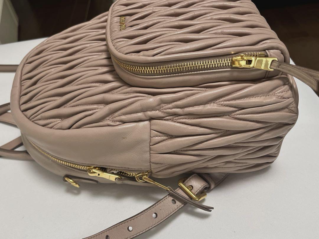 【MIUMIU】マテラッセバックパック ラムスキン 画像2