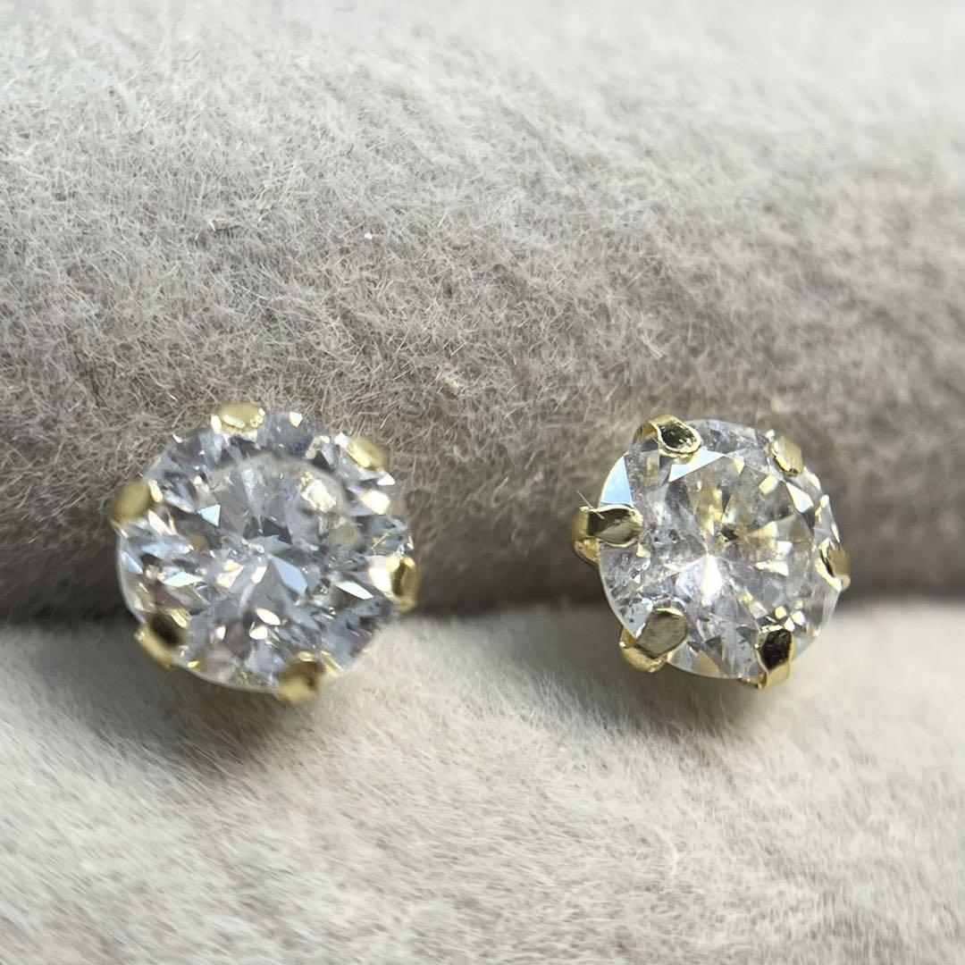 【新品未使用】K18中央宝石研究所 CGL 1.003ct 大粒 無色透明