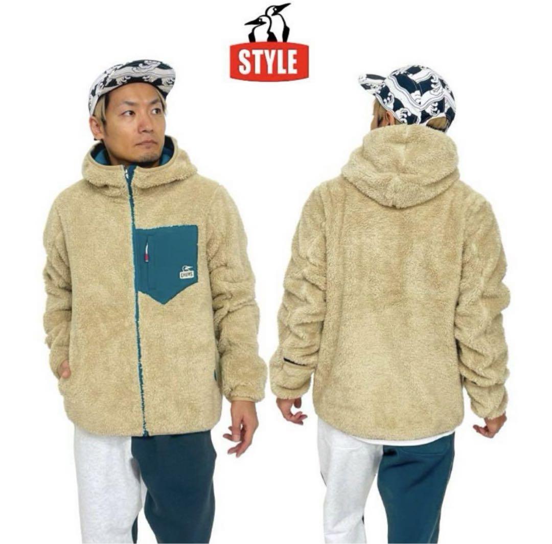 【新品未使用】 チャムス(CHUMS) ボンディング フリース ジップパーカー