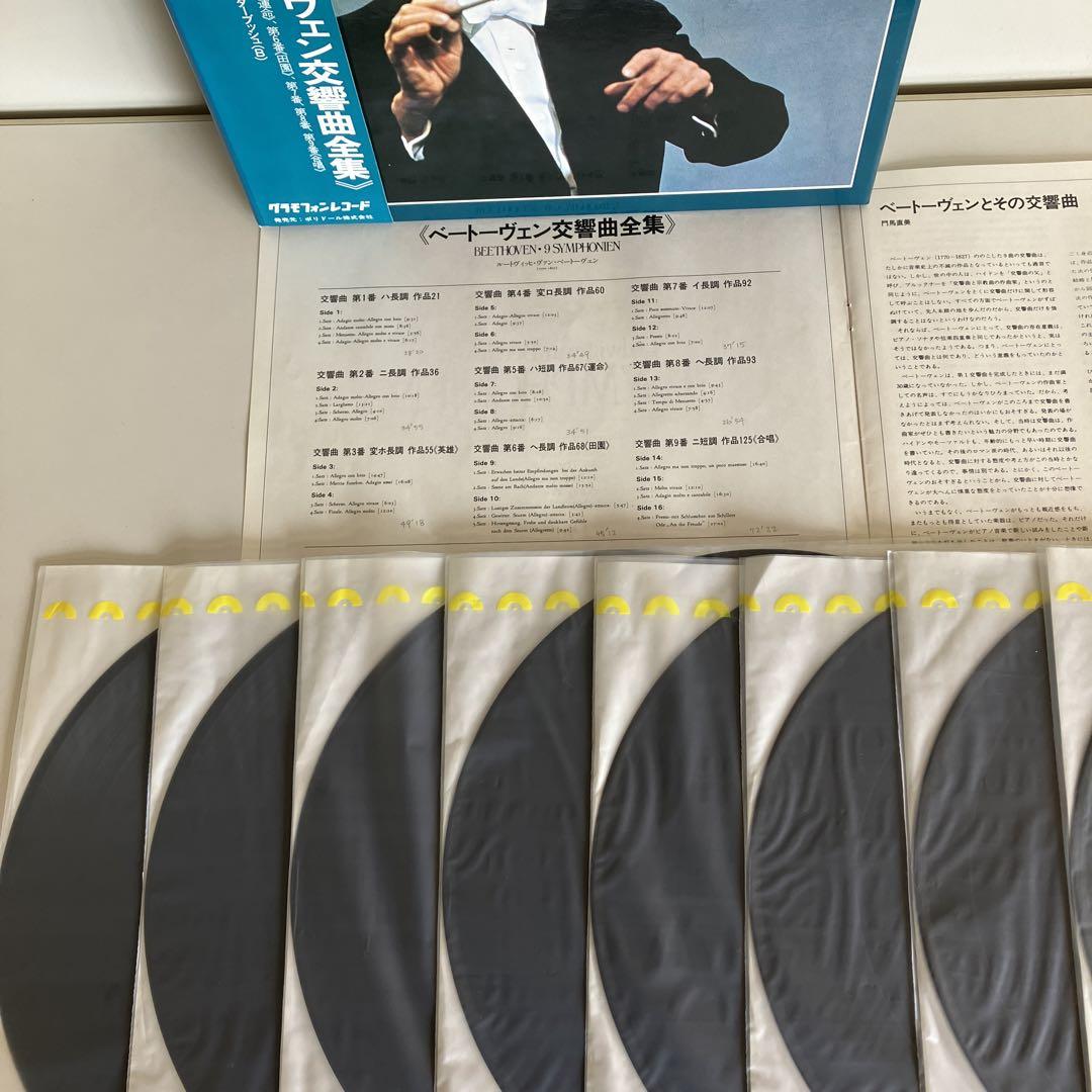 カール・ベーム指揮／ベートーヴェン交響曲全集 8枚組LPレコード