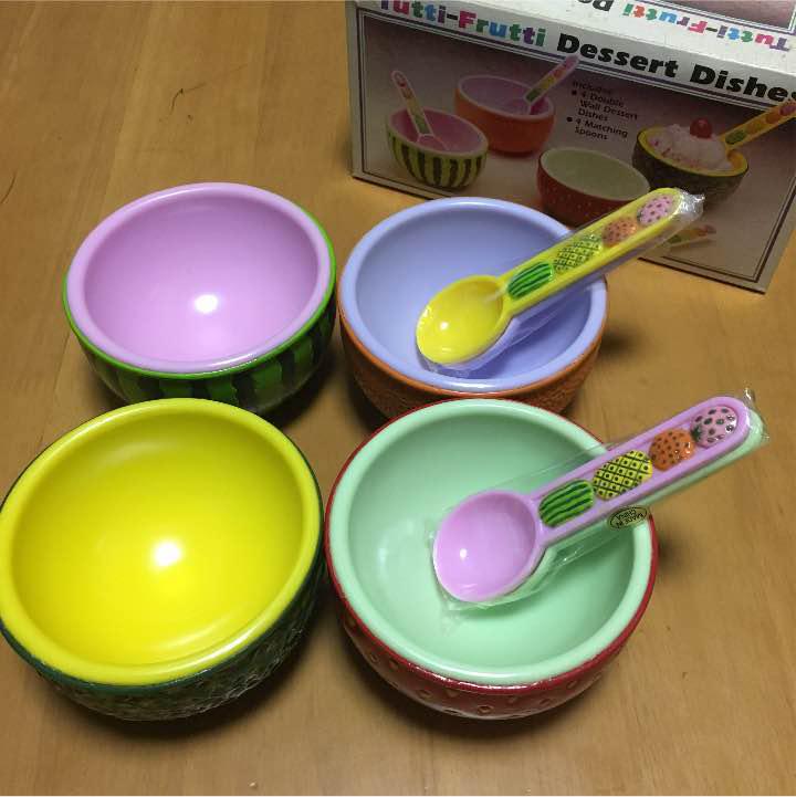 プラスチックカップ、スプーンセット