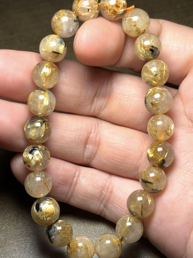 【一点限り】ゴールドタイチンルチルブレス10㎜金運最強（新品未使用）針ミチミチ♡ 楽天市場】ルチル 10mm ブレス ルチルクォーツ 10mm 限定品
