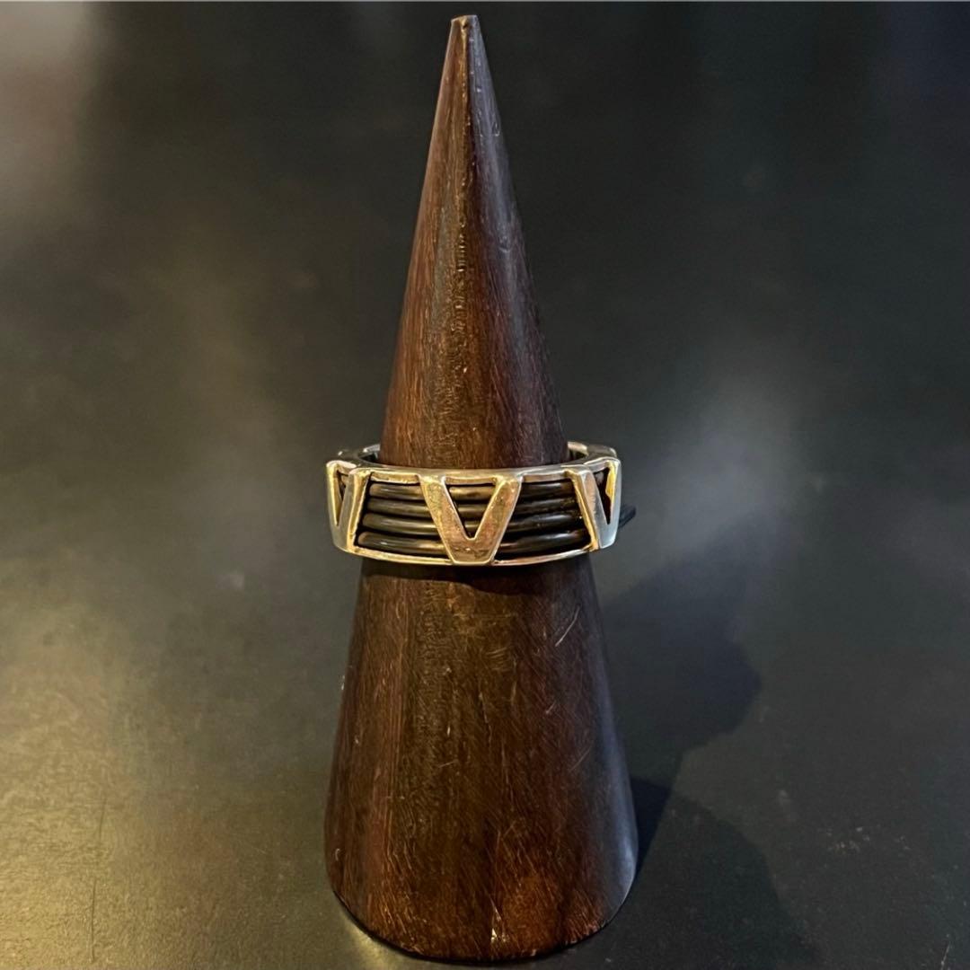 SILVER925 V MOTIF DESIGN RING シルバー リング傷や汚れあり