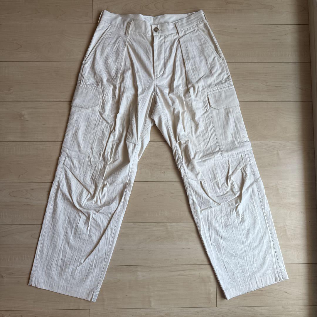 POLYPLOID CARGO TACK PANTS A タックカーゴパンツ