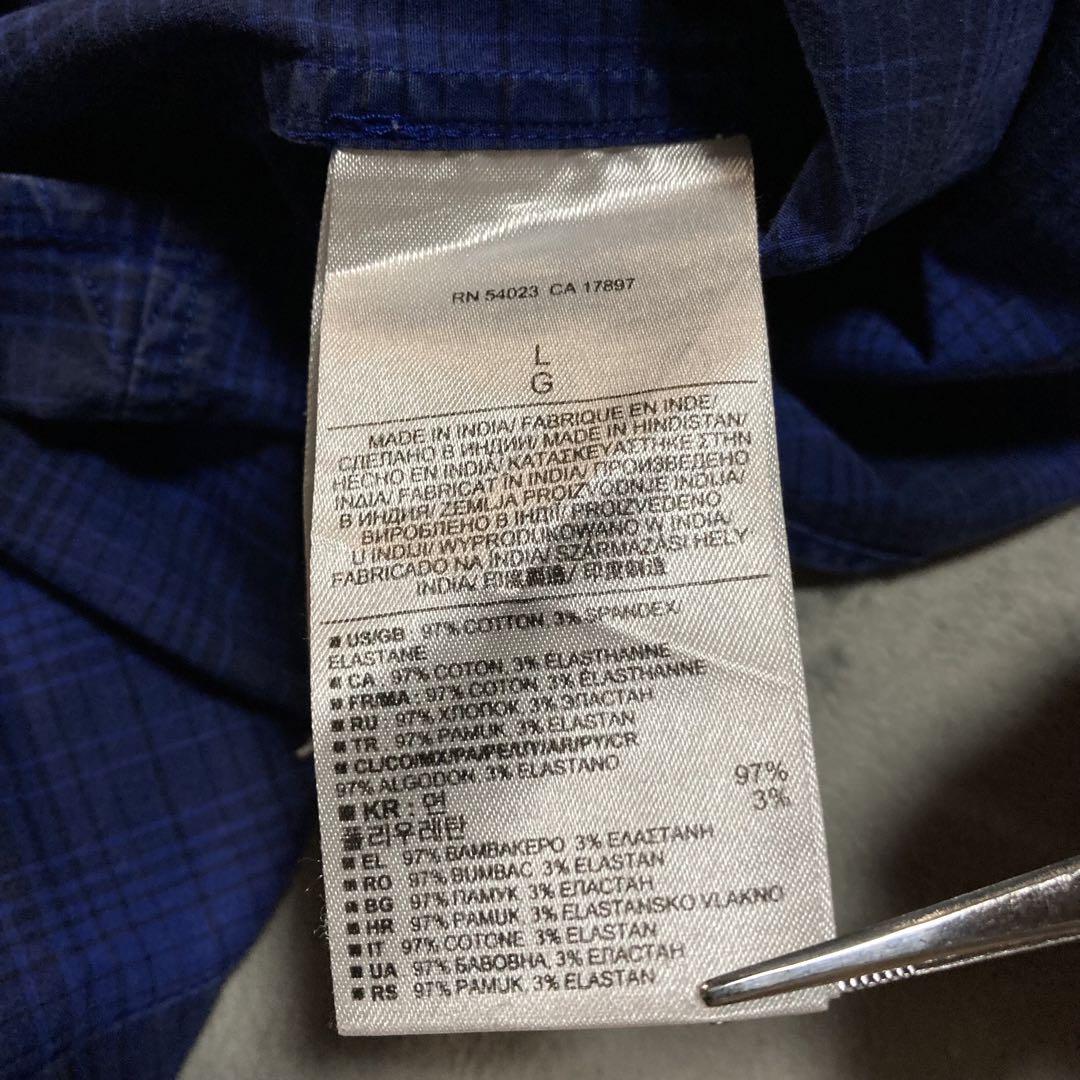 トップス BananaRepublic WesternShirt OmbreCheck L