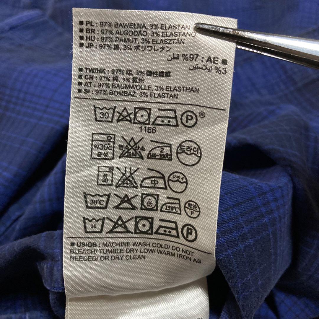 トップス BananaRepublic WesternShirt OmbreCheck L