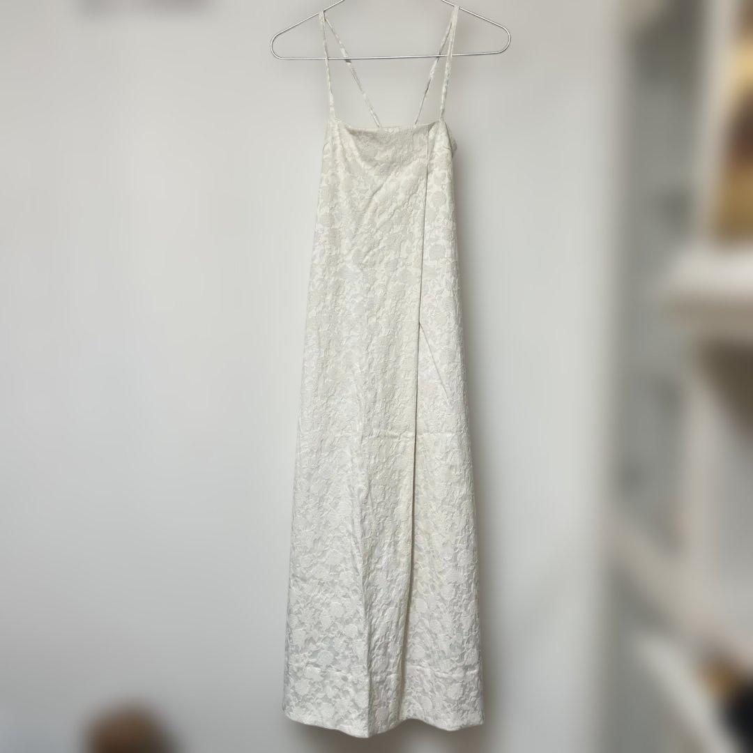 Acka 花柄ジャガードワンピース Acka 花柄ジャガードワンピース